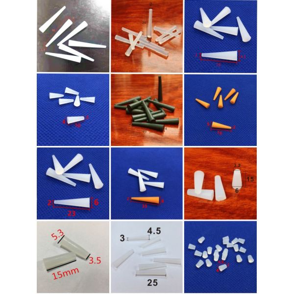 High Temperature Resistant Conical Silicone Plug for Spray Paint Electroplating Medical Grade Oxidation Thread Sealing Nut