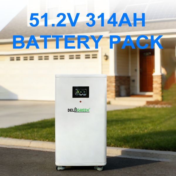 51.2V 16kWh Home Solar Energy Storage Battery with BMS for Residential Off-Grid & Backup Power
