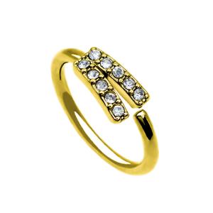 ODM claro do OEM do calibre de Ring Hoop 18 do nariz de Crystal Nose Piercing