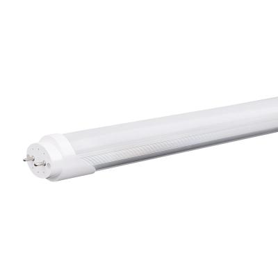 Transparent Striped Cover LED Tube Light Fixtures 120V For Conference Room Lighting