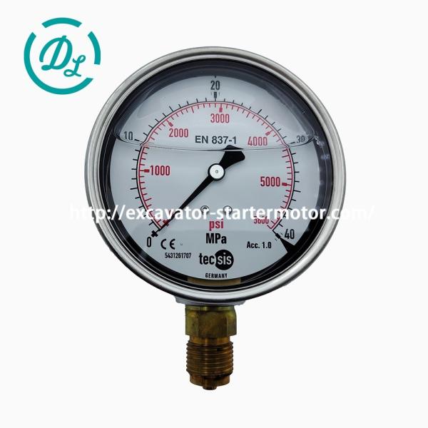 P1778E759017 Tecsis Oil Pessure Gauge 40Mpa G 1/2 B Jusqu'à 100 mm