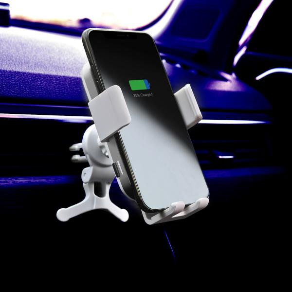 Enabled Phones 10W Li Polymer Qi Car Mount Charger