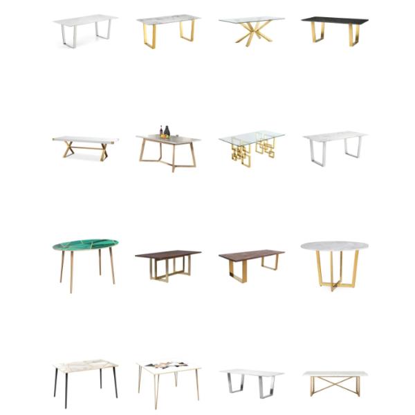 Space Saving Oblong Dining Room Table Wood Rectangle Custom