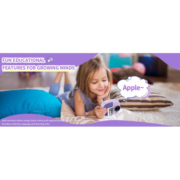 Rongta Instant Print Camera for Kids, Children Portable Camara Toy Birthday Gifts, Kids Toys, 2.4 Inch Screen Kid Digital Camera for Girls Boys 