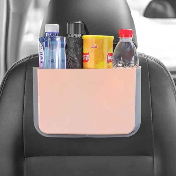Car Interior Multifunctional Folding Storage Box Portable Car Trash Can