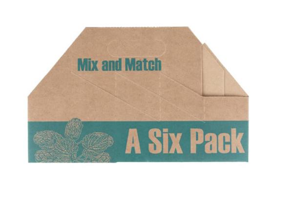 Fancy Custom Brown Personalized Gift Boxes For Business Corrugated Paper Pack Coffee Carrier 6 Cup Holder