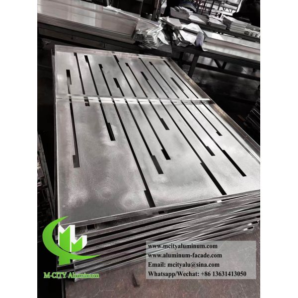 Powder Coated Laser Cut Aluminum Panel with Customized Size and Aluminum 3003 for Fence Wall Decoration