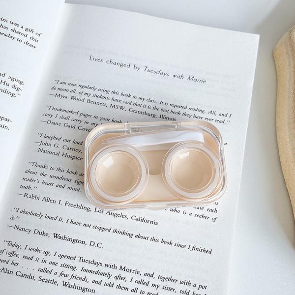 Коробка контактных линзов OEM косметическая для контейнера держателя набора перемещения глаз