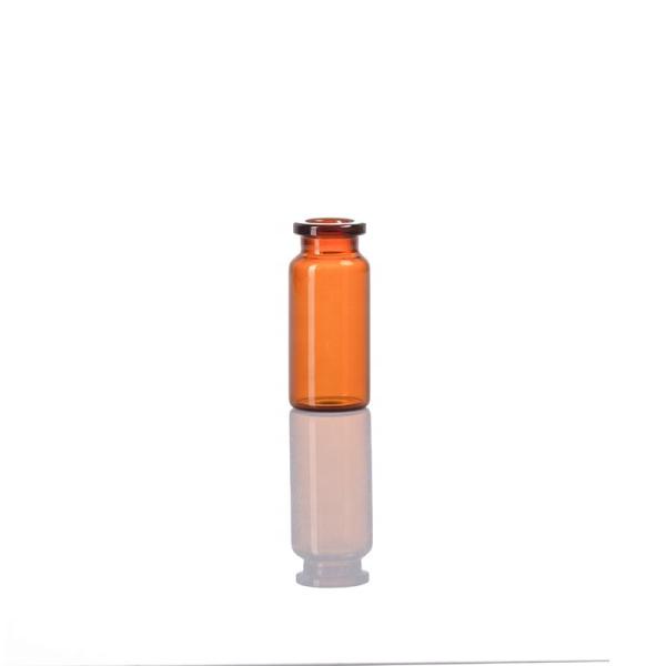 Medical Molded Glass Vial Injection Bottle 30ml Amber Tubular Glass Vial