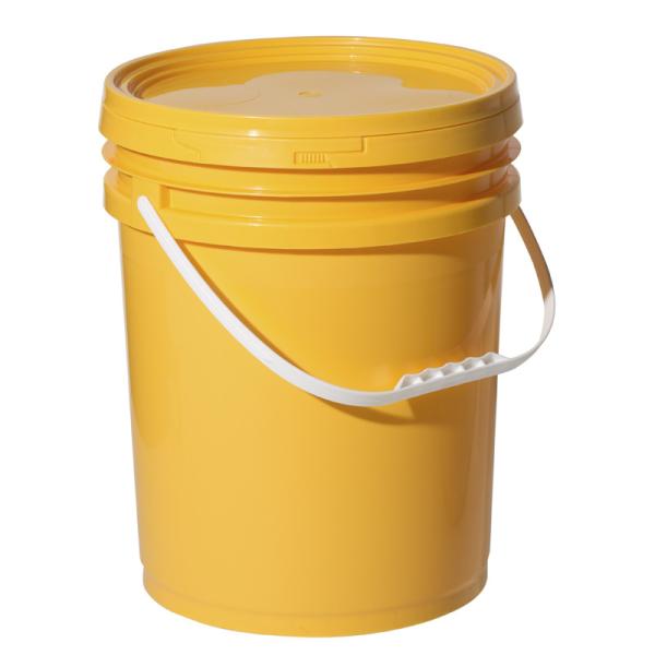100% de material 7 galões 35 litros de plástico biodegradável balde tambor de balde com tampa