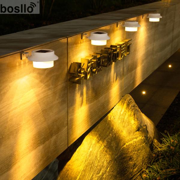 Настенные солнечные настенные фонари 3PCS LED для длительного освещения
