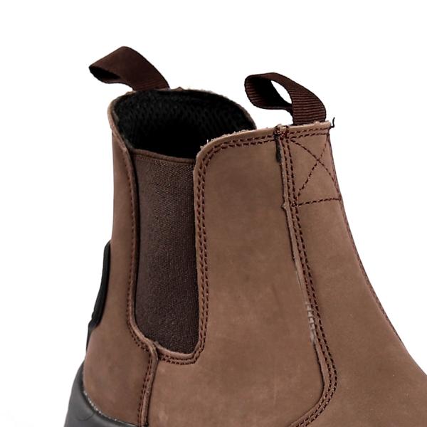 Chaussures de sécurité à semelles en PU pour les opérateurs de machines lourdes