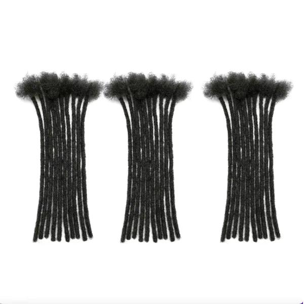 Human Hair Extention Dreadlocks Style with Curly Ends Black Hair Style Dreadlocks