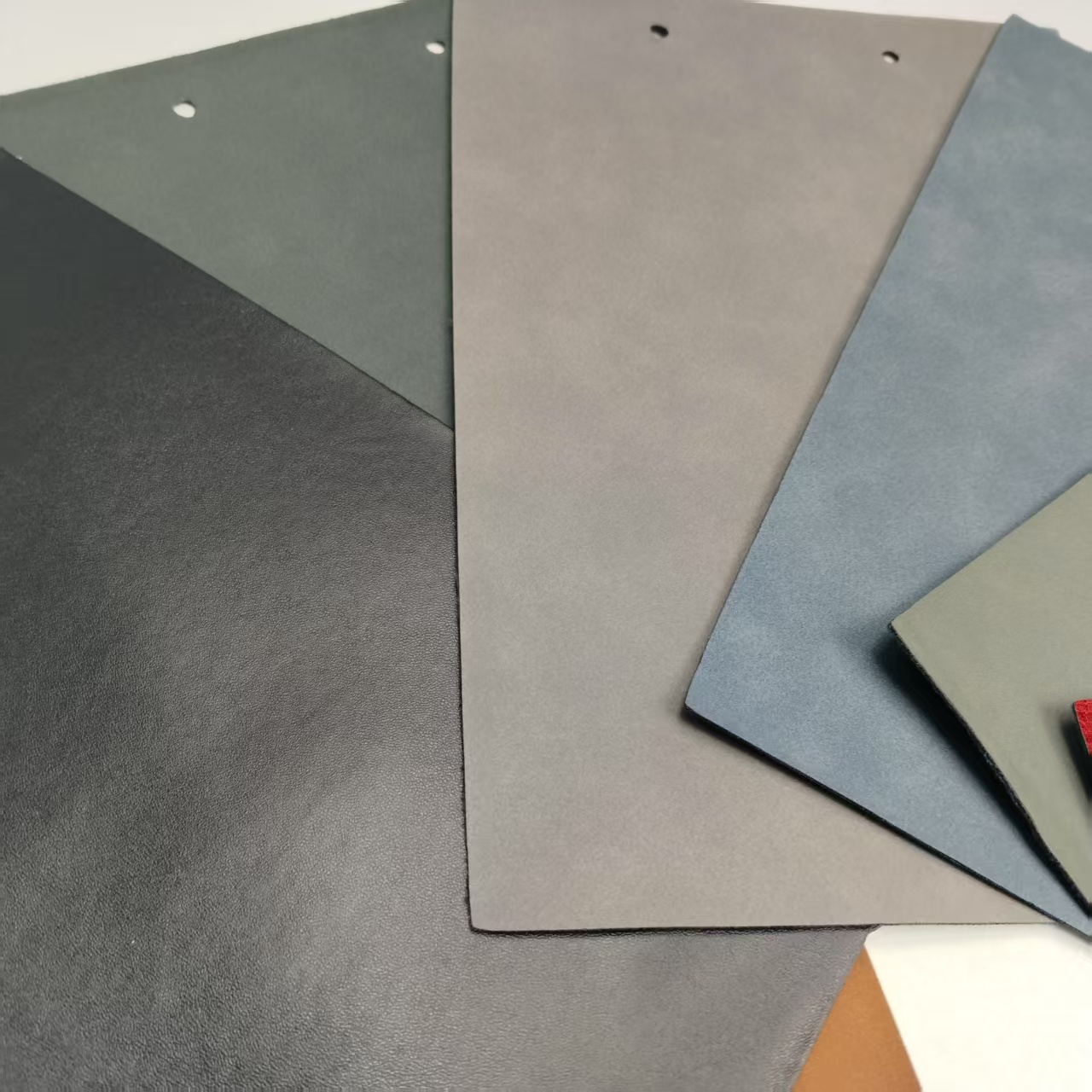 PU Leather Stamping Fabric Soft Quality Textured Material
