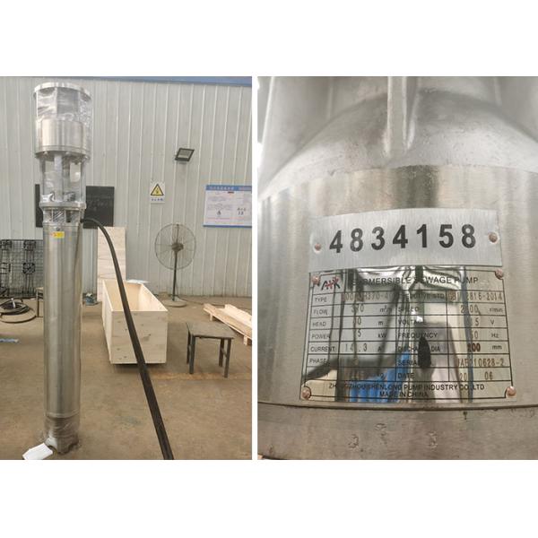 100hp 40m SS316L Corrosive Resistant Water Submersible Pump