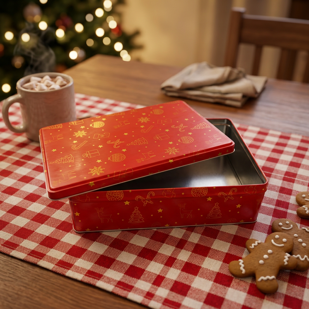 Food Grade Metal Tin Box for Biscuit & Cookie & Candy & Coffee