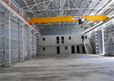 Aço decorado do painel do poliestireno - casas quadro isoladas para o armazenamento