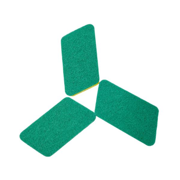 Brosses à deux têtes vert-jaune à démaquiller ️ Brosses douces, à motif diamanté et durables pour éliminer les taches, nettoyage écologique