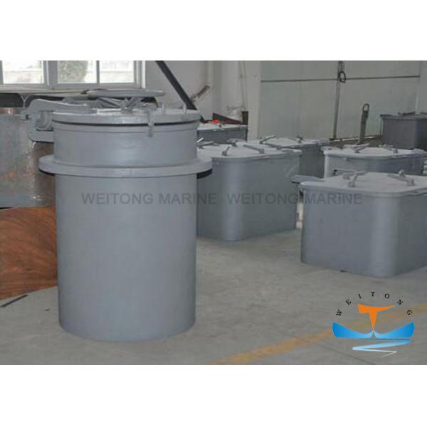 Round Watertight Deck Hatches , Aluminum Boat Hatch Covers Customized Coaming H