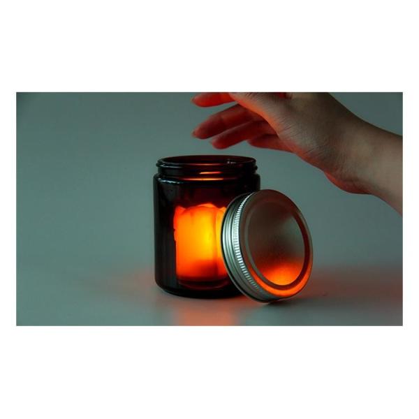 Широковолосая янтарная стеклянная свеча банка 30cl 250ml с деревянными крышками