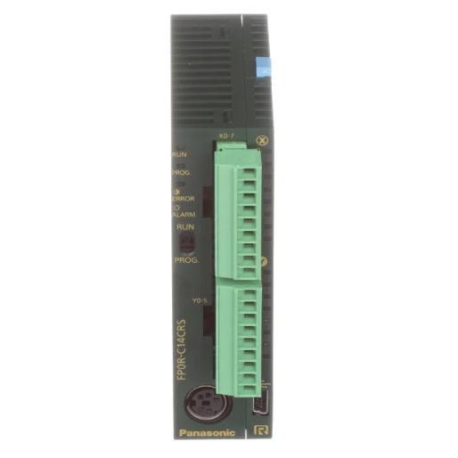 Panasonic AFP0RC14CRS FP0R Series PLC CPU Unit, 8 Input 6 Relay Output 24VDC