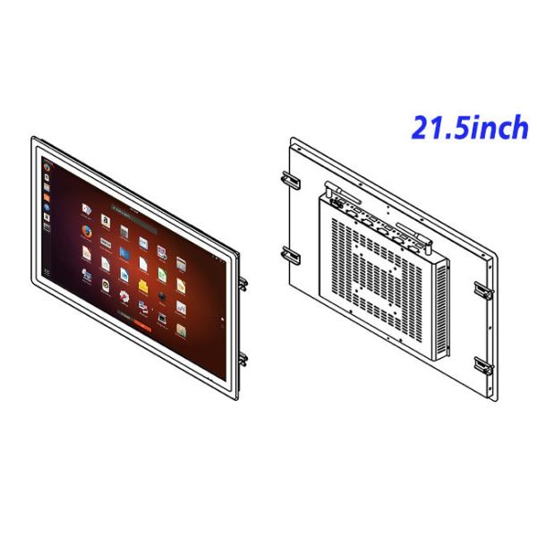 21.5-Inch Large-Format Linux Monitor for Smart City Applications and Digital Signage