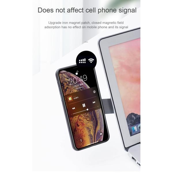 Стойка сотового телефона FCC регулируемая, алюминиевый магнитный держатель телефона всасывания