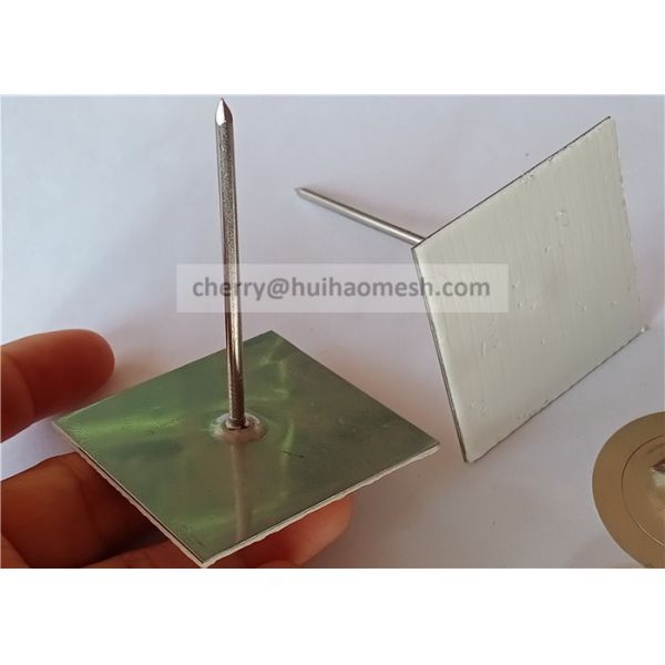 12 Gauge Insulation Stick Pins And Washers Galvanized Steel Rockwool Insulation Pins