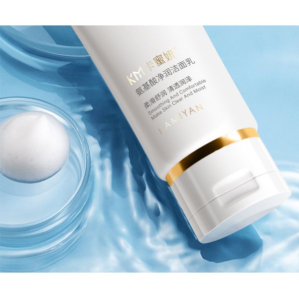 Natural Organic Foaming Face Wash Stock Vitamin C Anti-Aging Milk Lotion Deep Cleansing Clear Skin Brightening Facial Cleanser