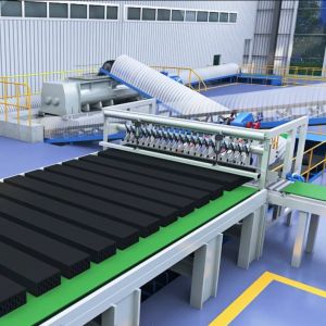 Автоматическая режущая машина Машина для изготовления глиняных кирпичей для зеленых кирпичей