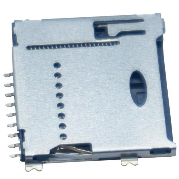 押し押しTFのカード読取り装置のソケットのアダプターSdのメモリ・カードのコネクターH1.4 9pin