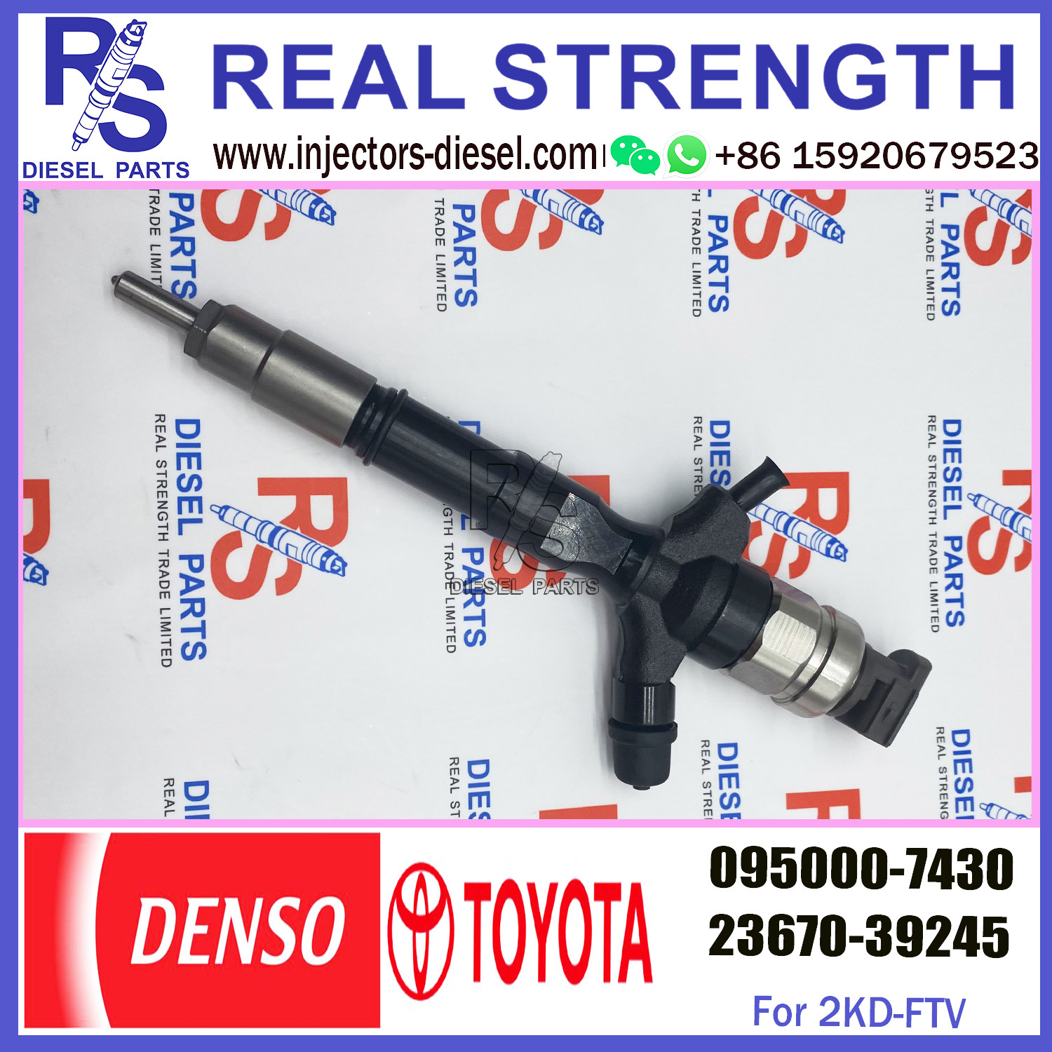 2,5 инжектор 23670-39285 095000-780# 095000-7800 095000-743# 095000-7430 DCRI107800 D-4D Recon дизельный для Тойота Hiace