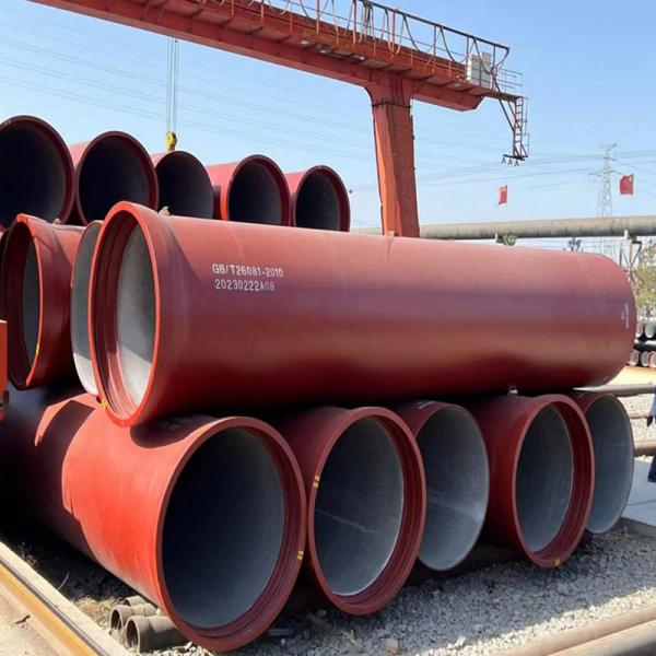 K8 K9 K10 DN80-1600mm Ductile Iron Pipes For Water Pipelines High Hardness