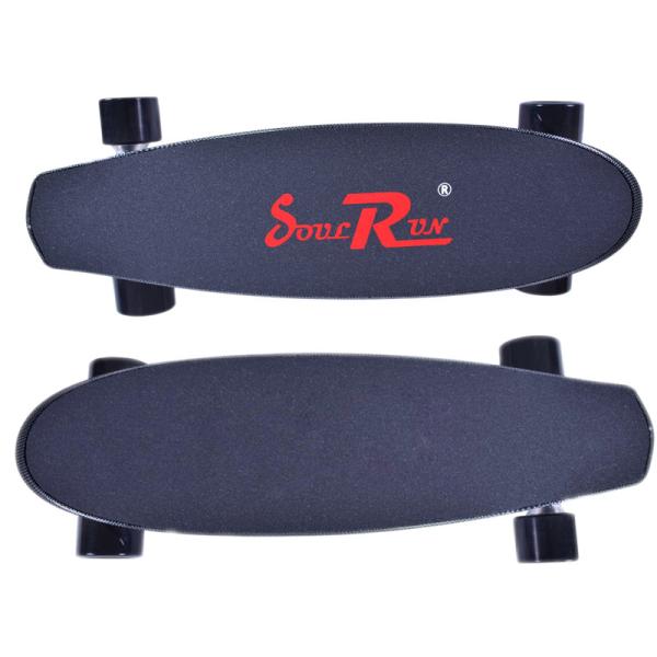 15KMH Portable Electric Skateboard , Diy Electric Longboard Kit Dual Belt Motor