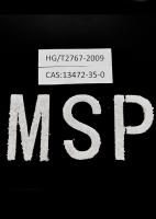 Phosphate monosodique dihydrogène (MSP) NaH2PO4 engrais pour le traitement de l'eau