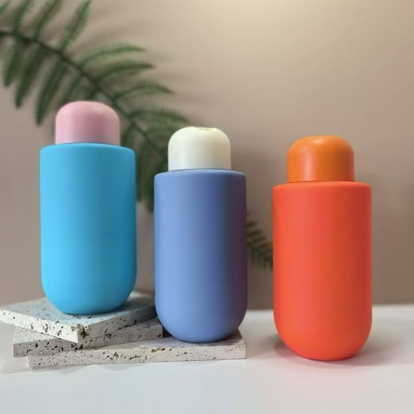 60/100/150/200/250/300/350/400ML Disc Top Cap HDPE Bottle Conditioner Lotion Skin Care Container