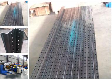 Racking Sheet Metal Roll Forming Machines Adopts Track Cutting Technology