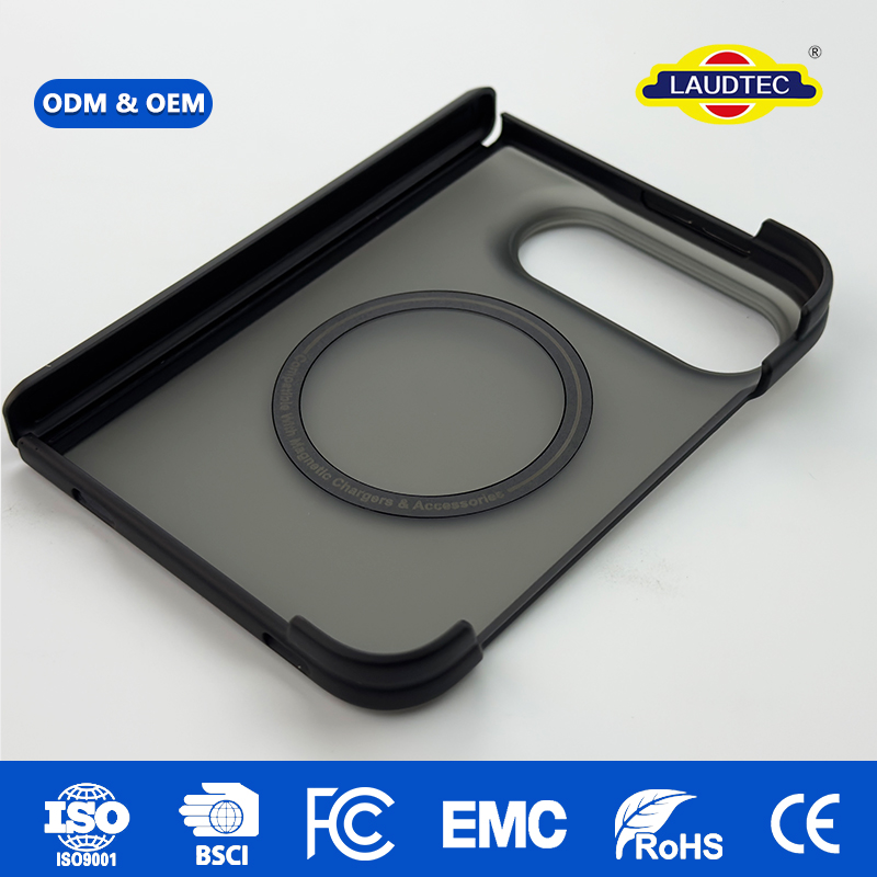 OEM Premium Matte Magnetic Phone Case for iPhone 18 Fold, Screen & Camera Raised Bezel, Anti-Drop Protection