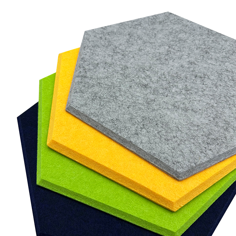 Polyester Fiber Sound Acoustic Panels Self Adhesive Sound Proof Panel For Studios Office Home Theater