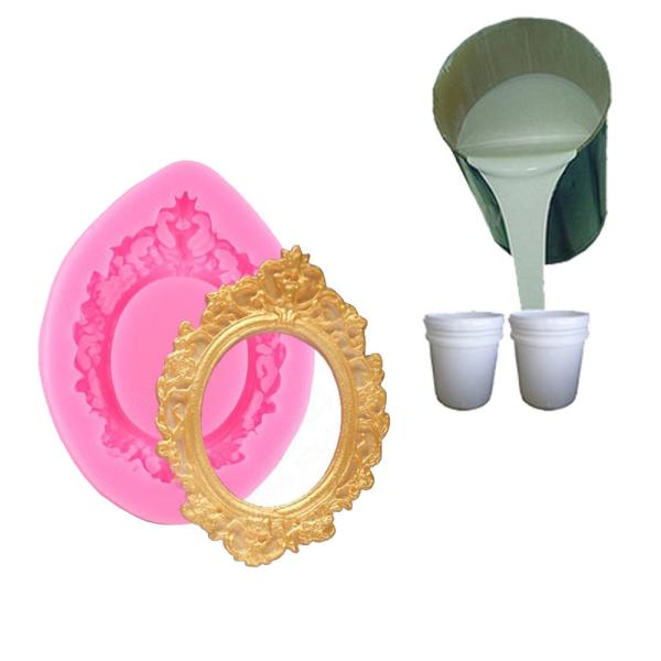 Liquid Platinum Silicone Rubber For Smooth Pouring on Mold Making