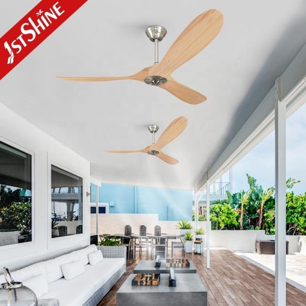 Ventilador de teto de 60 polegadas com controle remoto e vento natural