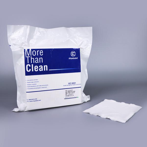 o laser do bloco de 9Inch 150pcs 115Gsm sela limpadores industriais da sala de limpeza do poliéster de Cleaning100%