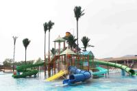 La fibre de verre commerciale de terrain de jeu d'Aqua de famille avec des glissières de parc aquatique/a adapté le parc aquatique aux besoins du client Equipemnt