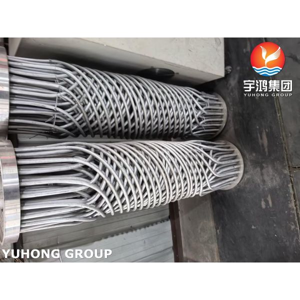 Stainless Steel Spiral Wound Heat Exchanger Tube Bundle with Compact High-Pressure Design for Cryogenic Service - ASME SA213 TP304/316L
