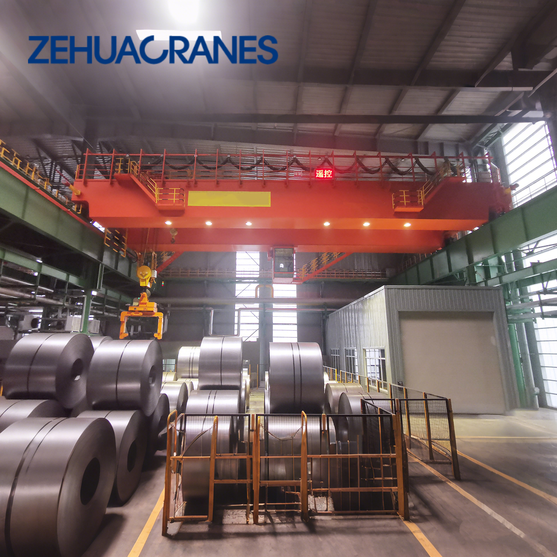 Intelligent Steel Industry Casting Crane Heavy Duty Double Beam Bridge Crane with Intelligent Control System