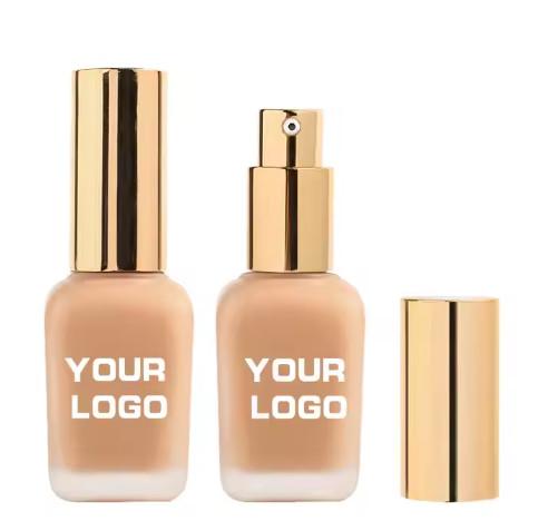 Cruelty-Free Low Moq Private Label Matte Foundation Custom Logo Long Lasting Liquid Foundation Beauty Products