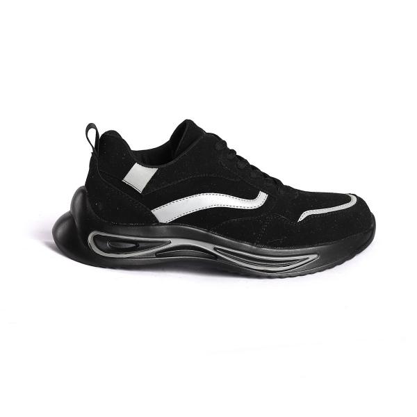 Rubber Plastic Outsole EVA Insole Work Boots Low Cut Footwear Microfiber Fashion Leather Safety Shoes