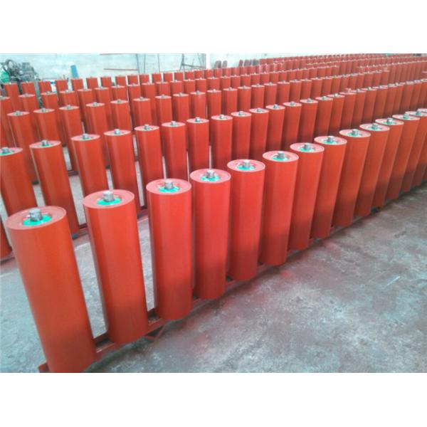 Mining Belt Q235 Carbon Conveyor Steel Roller Weld On Bearing