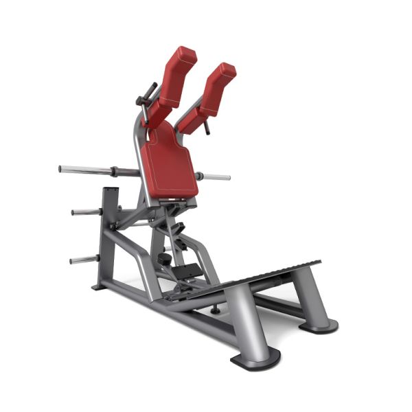 Rail Hack Squat Machine U+PL1042 Sturdy Agile Quiet Centering Gym Ready Resilient