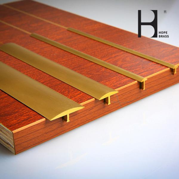 T shape Yellow Golden Brass Used For Decorative Copper Material